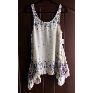 Free People Flowy Floral Top